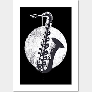 Cool Saxophone Posters and Art